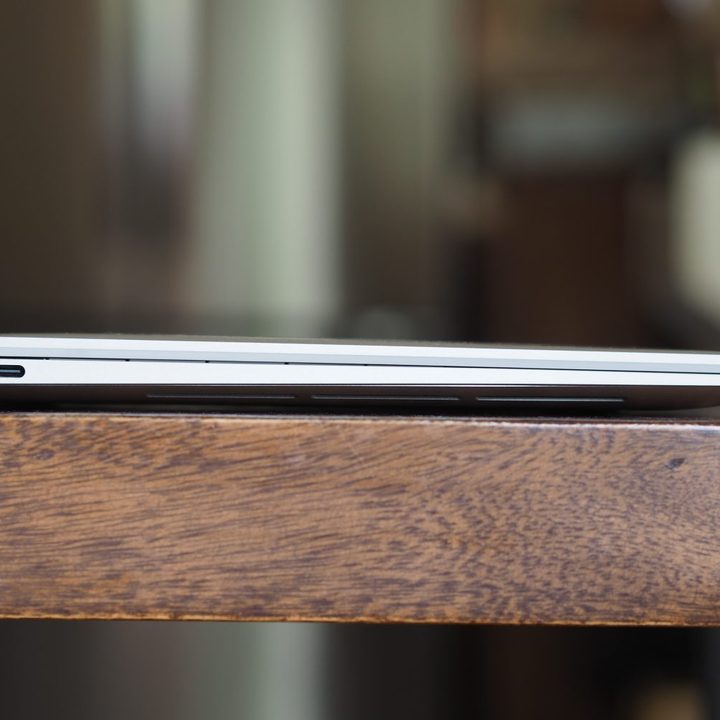 Dell XPS 13 9350 left side view showing ports.