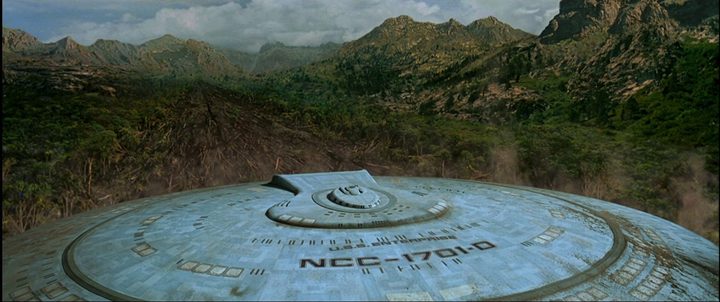 The Enterprise Crashes in Star Trek: Generations