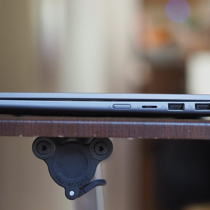 Lenovo IdeaPad 5x 2-in-1 right side view showing ports.