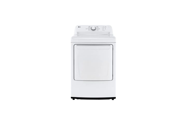 The LG DLE6100W Dryer.