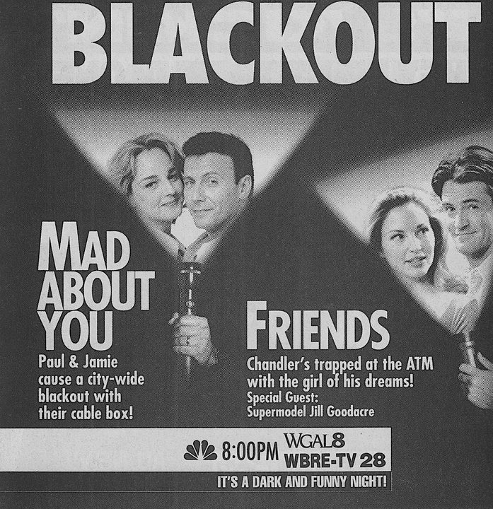 A TV Guide ad about NBC's blackout event.