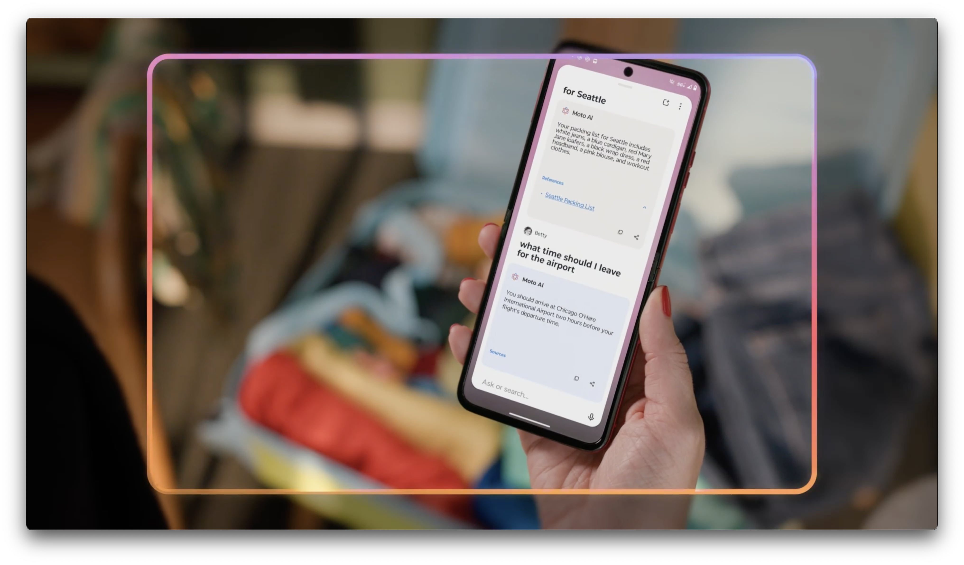 Moto AI Remember This feature.