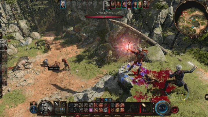 Arcane Archer Fighter in combat in Baldur's Gate 3.