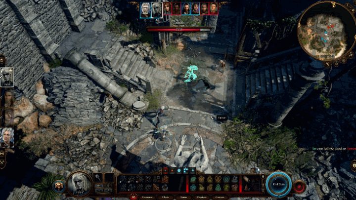Death Domain Cleric in combat in Baldur's Gate 3.