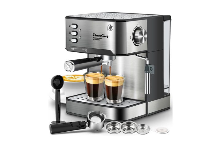 The Plum Chef Espresso Machine.