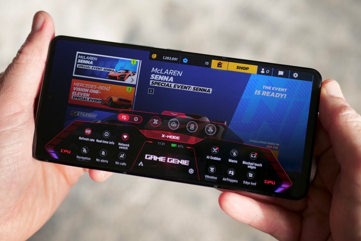 The Asus ROG Phone 9 Pro's X Mode.