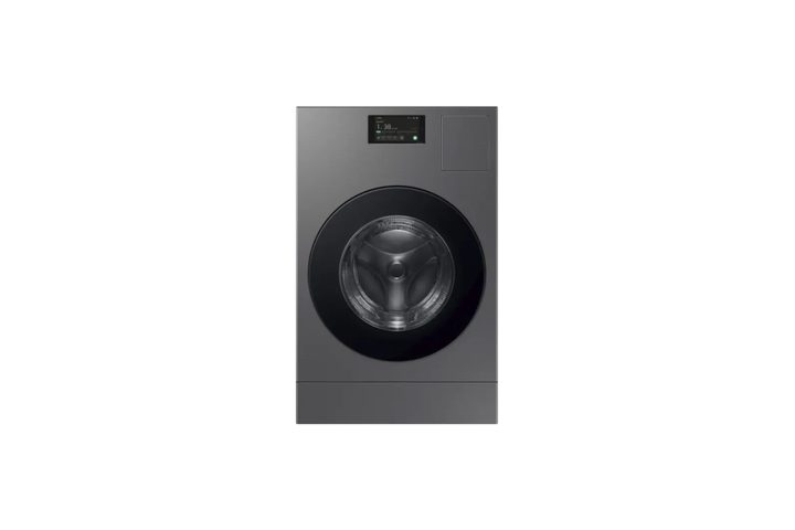 The Samsung Bespoke AI 5.3 Cu. Ft. Washer Dryer Combo.