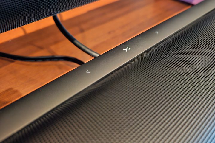 Sonos Arc Ultra play controls.