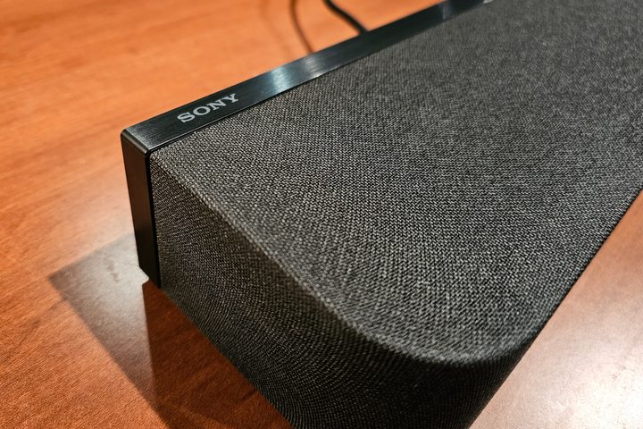 Sony Bravia Theater Bar 8, left side.