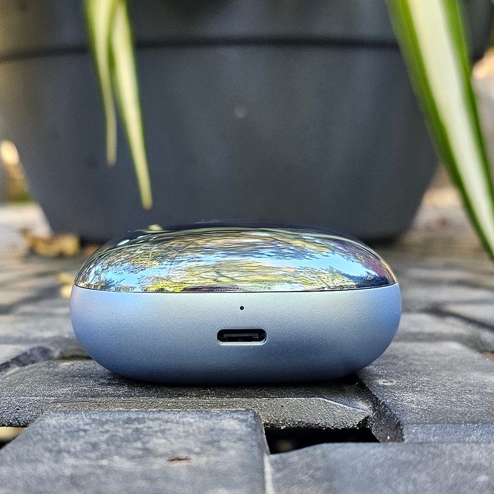 Soundcore Liberty 4 Pro charging case (rear).