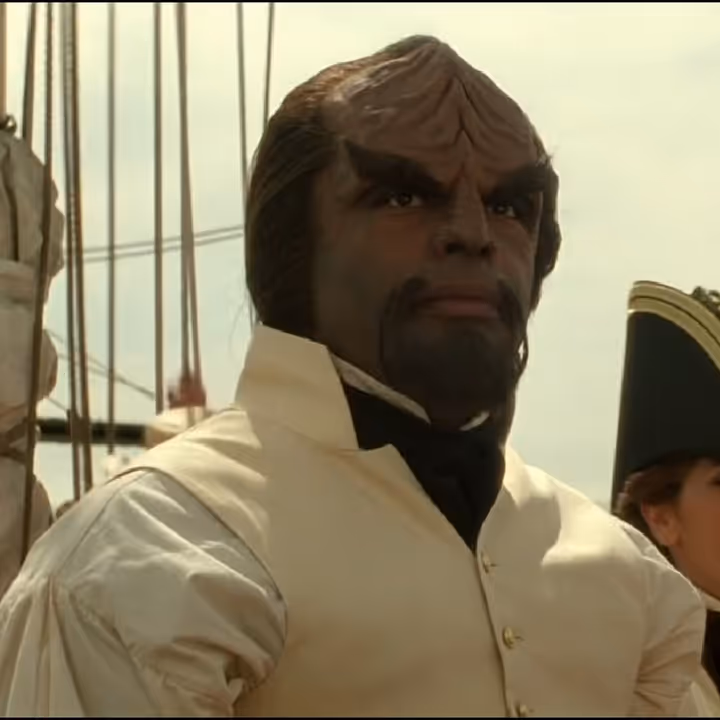 Michael Dorn as Worf in Star Trek: Generations
