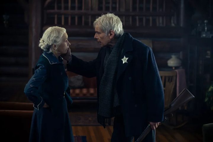Helen Mirren and Harrison Ford in 1923.