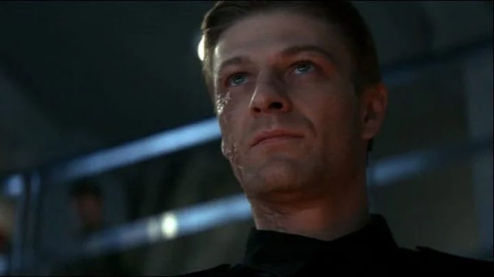 Sean Bean in GoldenEye.