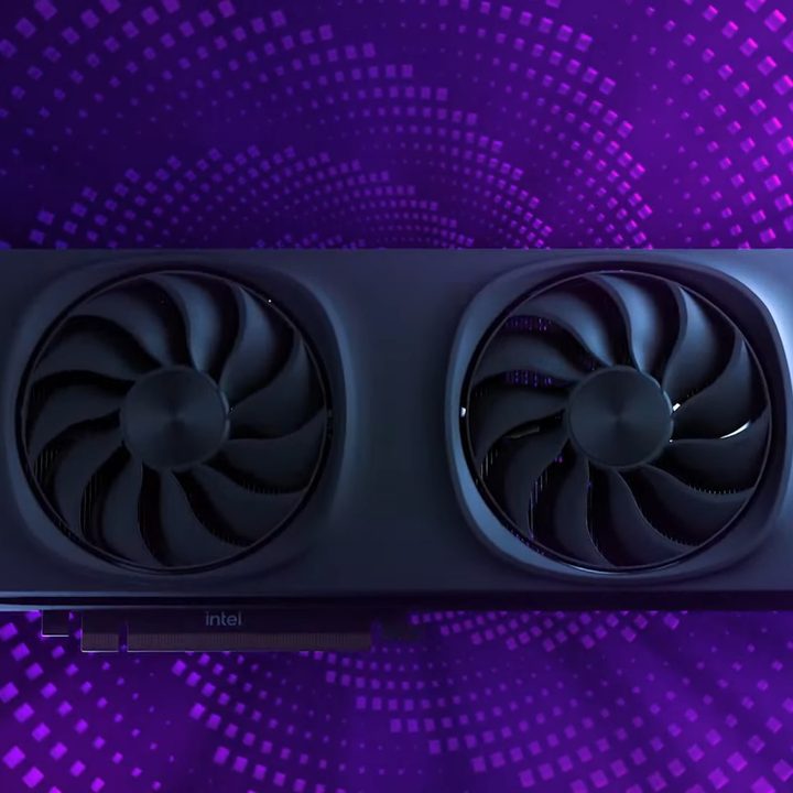 An Intel Arc Battlemage GPU.