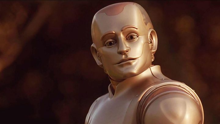 Robin Williams in Bicentennial Man.