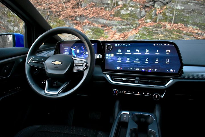2025 Chevrolet Equinox EV interior.