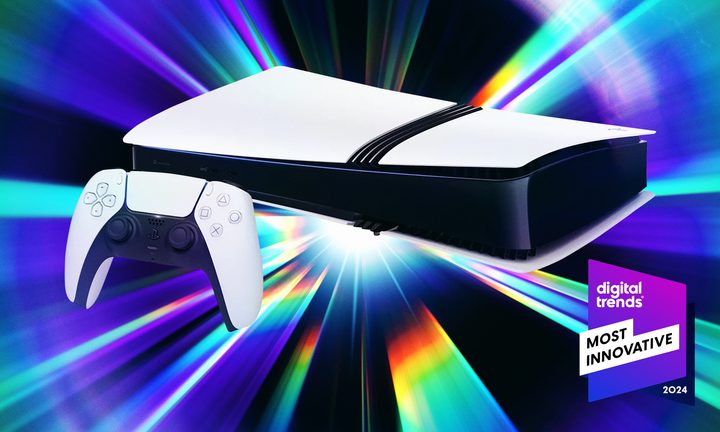 The PS5 Pro graphic for DT's Most Innovative award.