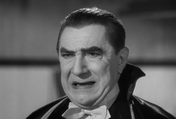 Dracula in "Abbott and Costello Meet Frankenstein."