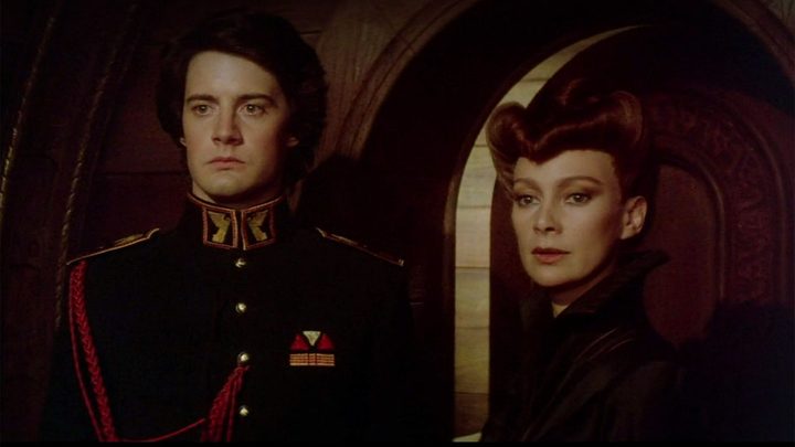 Kyle MacLachlan and Francesca Annis in Dune.