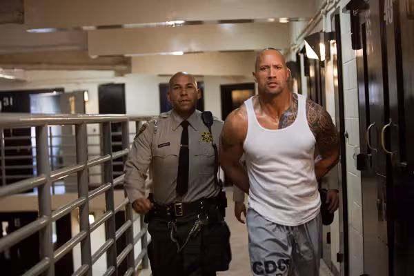 Dwayne Johnson in Faster