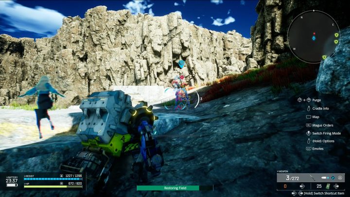 Gameplay in Synduality: Echo of Ada gameplay.