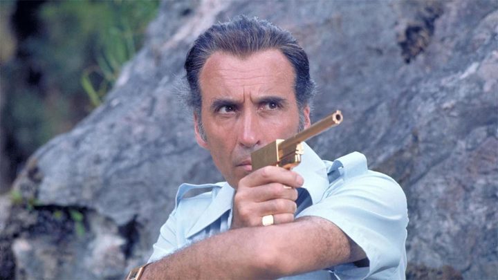 Christopher Lee in The Man with the Golden Gun.