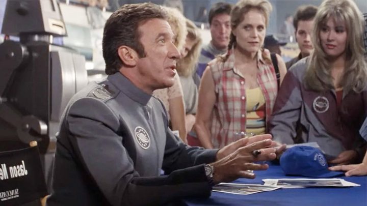 A man greets his sci-fi fans in Galaxy Quest.