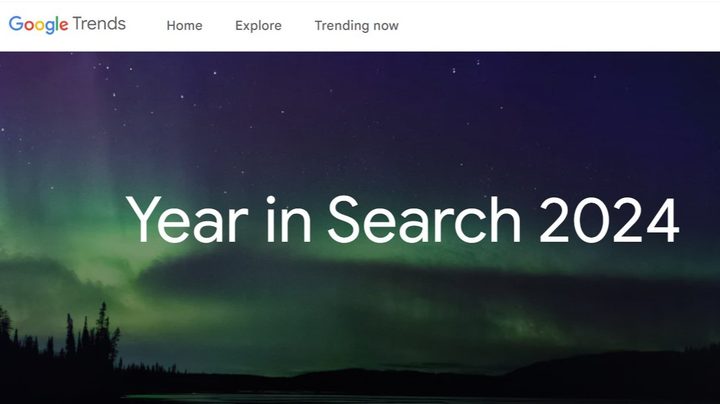 Google Year in Search 2024.
