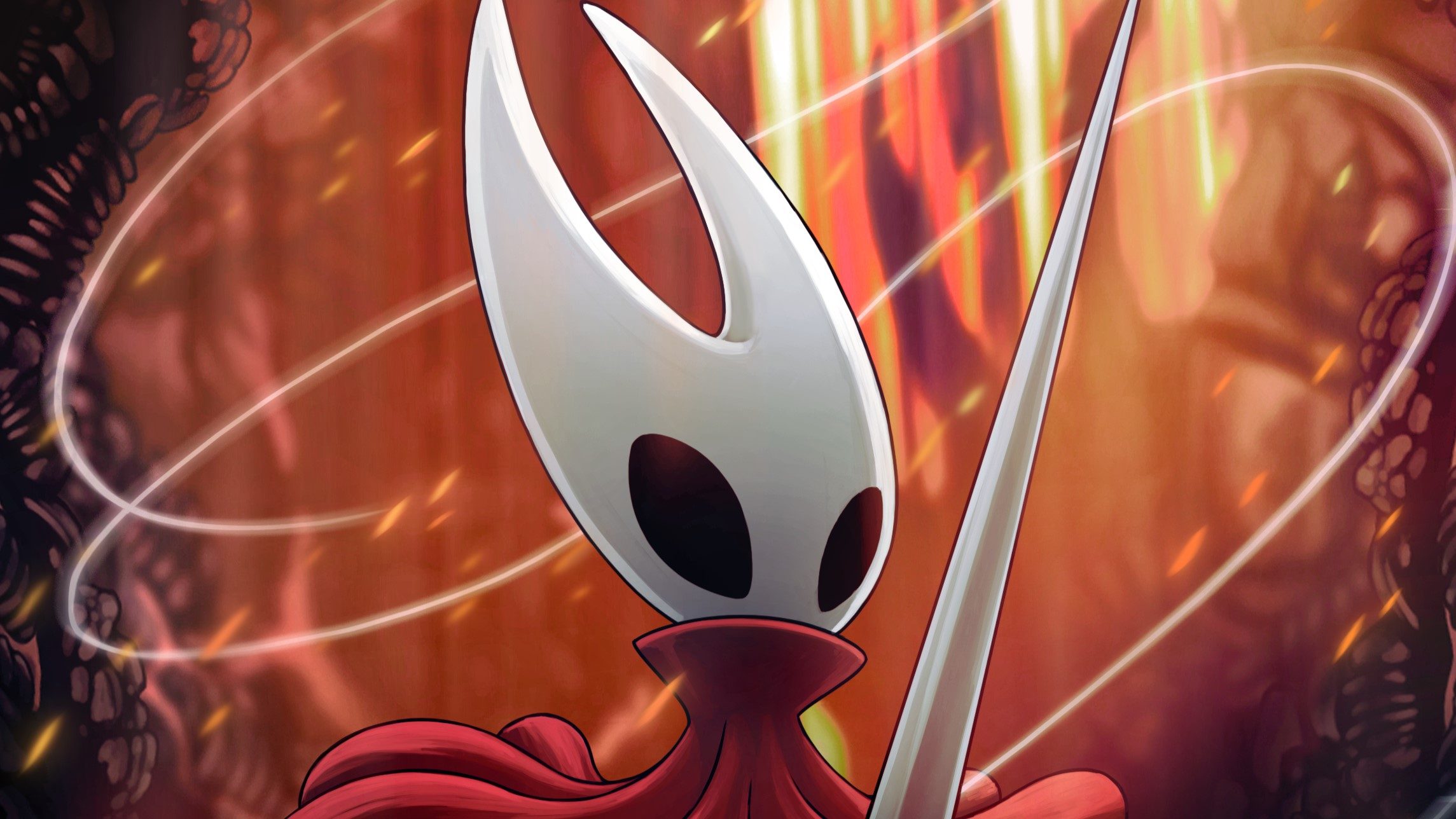 Key art for Hollow Knight: Silksong.