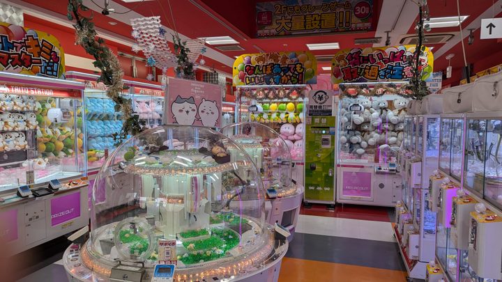 The first floor of a Taito Station arcade in Osaka Japan.