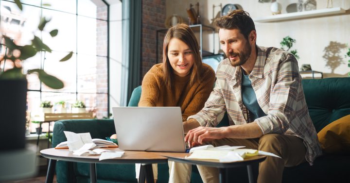 Two people using LastPass.