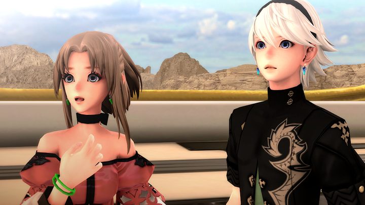 Leo and Kinda in Fantasian Neo Dimension.