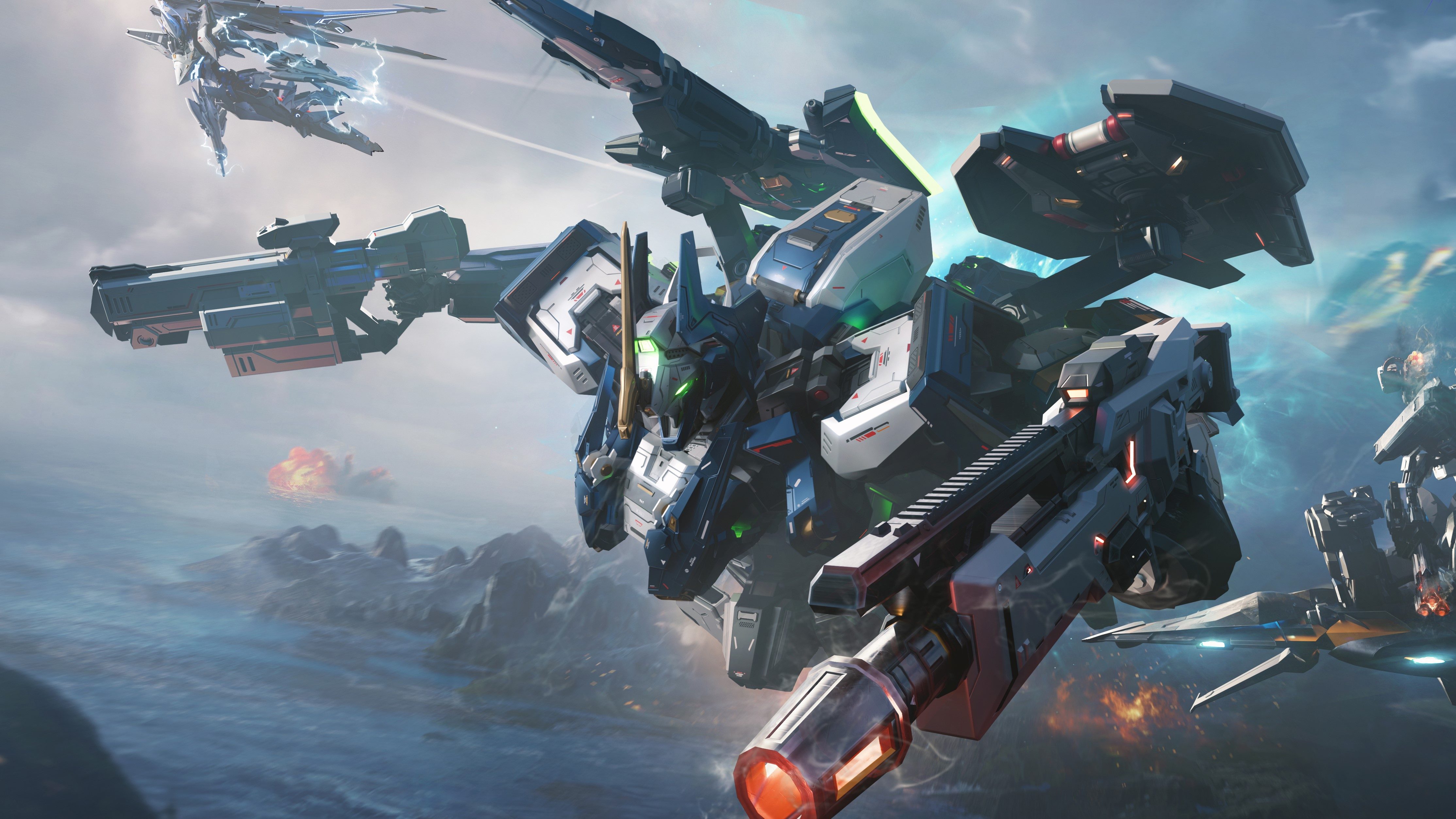 Key art for Mecha Break's The Game Awards 2024 announcement.