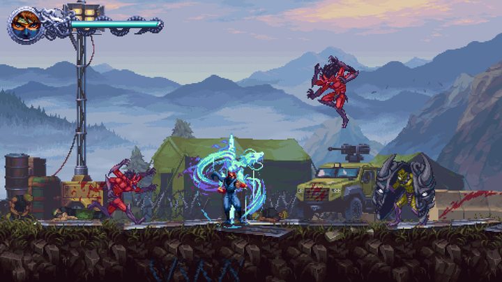 Gameplay from Ninja Gaiden: Ragebound.