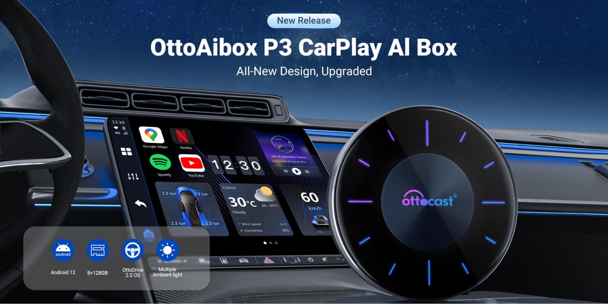 The best car gadget to buy: Ottocast wireless carplay or Android