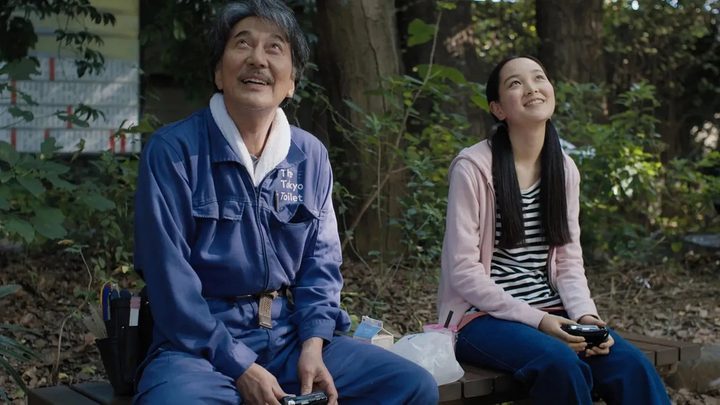 Kōji Yakusho and Arisa Nakano in Perfect Days.