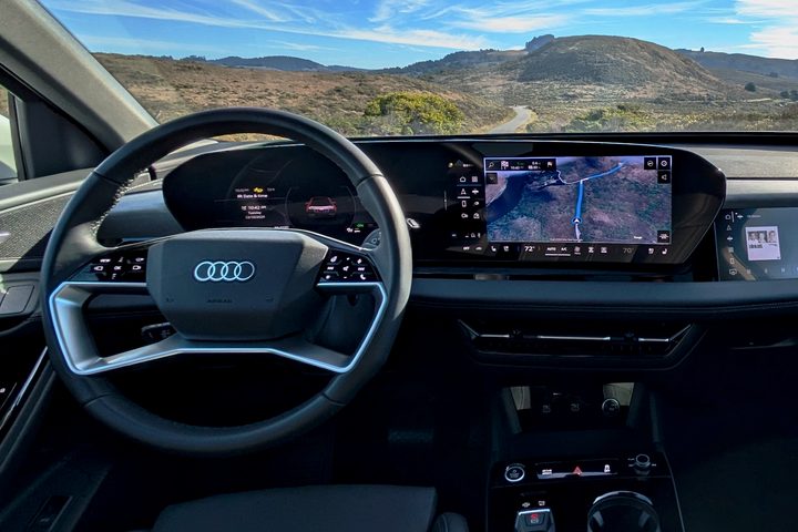 2025 Audi Q6 e-tron interior.