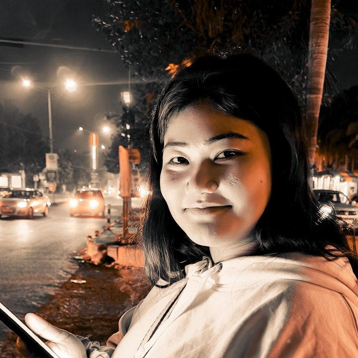 Night portrait camera sample clicked on Red Magic 10 Pro.