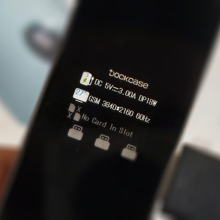 Redmagic 9S Pro Android gaming phone display out using Dockcase USB-C hub.