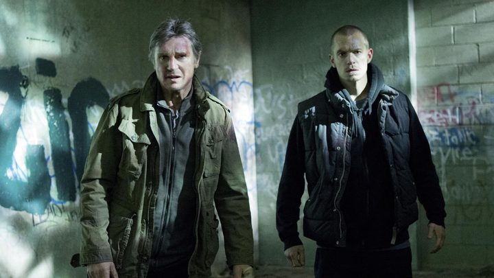 Liam Neeson and Joel Kinnaman in Run All Night.