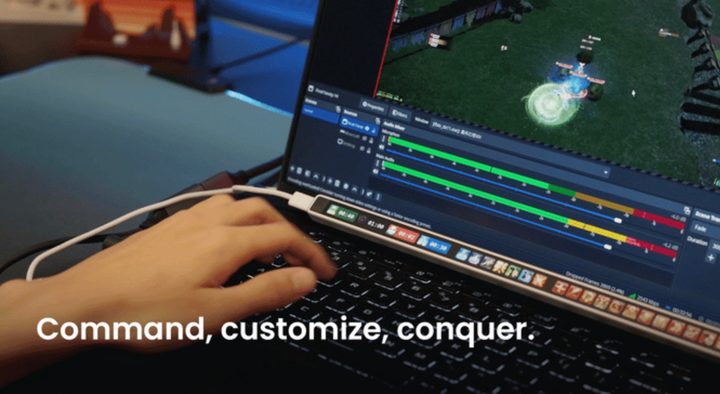 Flexbar being used with Final Fantasy 14.