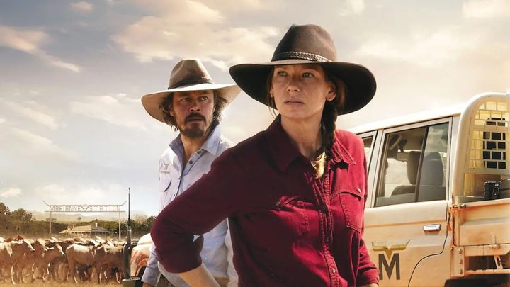Michael Dorman and Anna Torv in Territory.