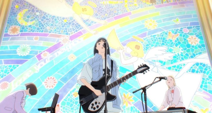 A band plays their music in The Colors Within.