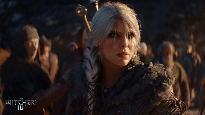 Ciri looking at a village in The Witcher 4.