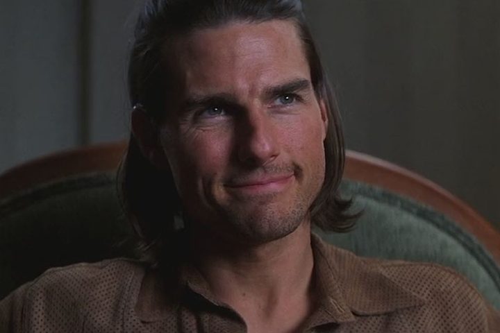 Tom Cruise smiles in Magnolia.
