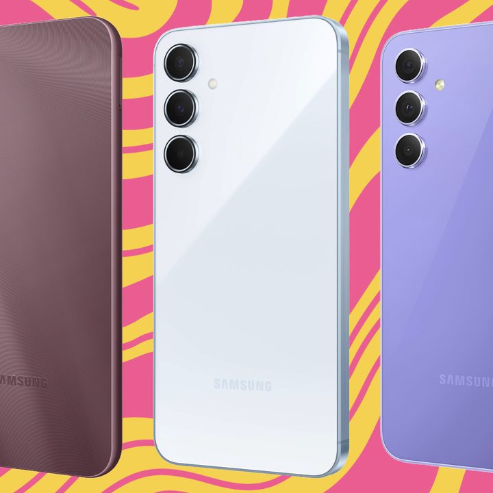 Comparison collage of Galaxy M and Galaxy A series phones.