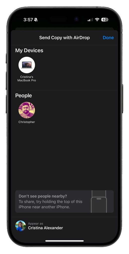 Iphone Airdrop Example How to use AirDrop on your iPhone or iPad - Digital Trends