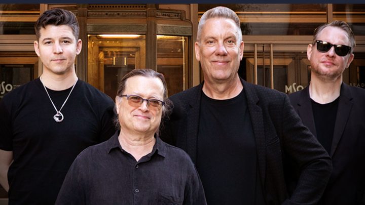 A promo picture for the Violet Femmes 40th Anniversary with the Milwaukee Symphony Orchestra.