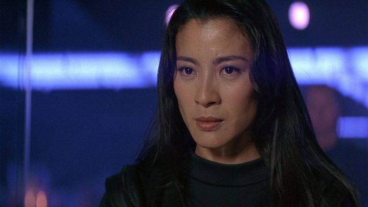Michelle Yeoh as Wai Lin in Tomorrow Never Dies.