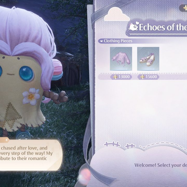 Echoes of the Heart shop in Infinity Nikki.